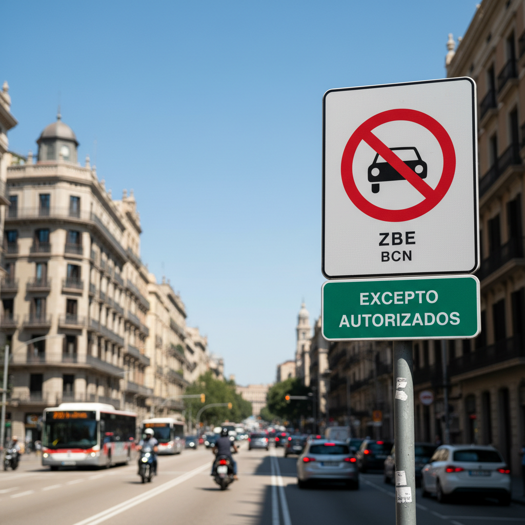 Ampliación de la ZBE de Barcelona en 2026: coches afectados y multas