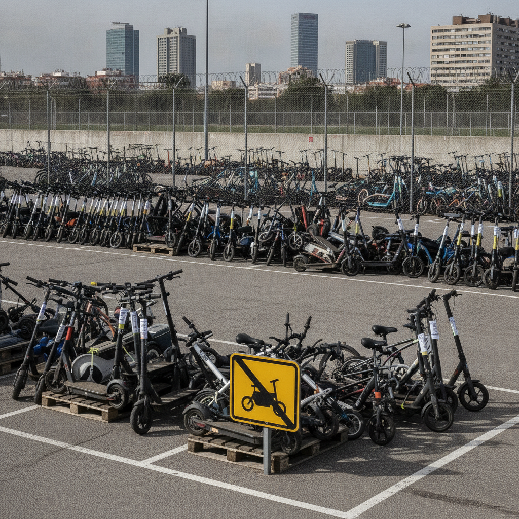 Badalona: Més de 300 multes i 250 patinets intervinguts per ús indegut