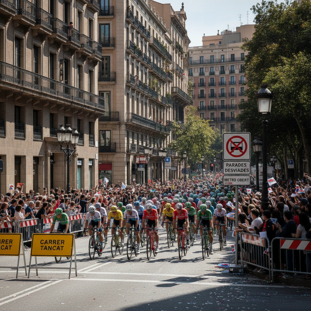 El Tour de França paralitza Barcelona: tres dies de talls de trànsit i restriccions de mobilitat