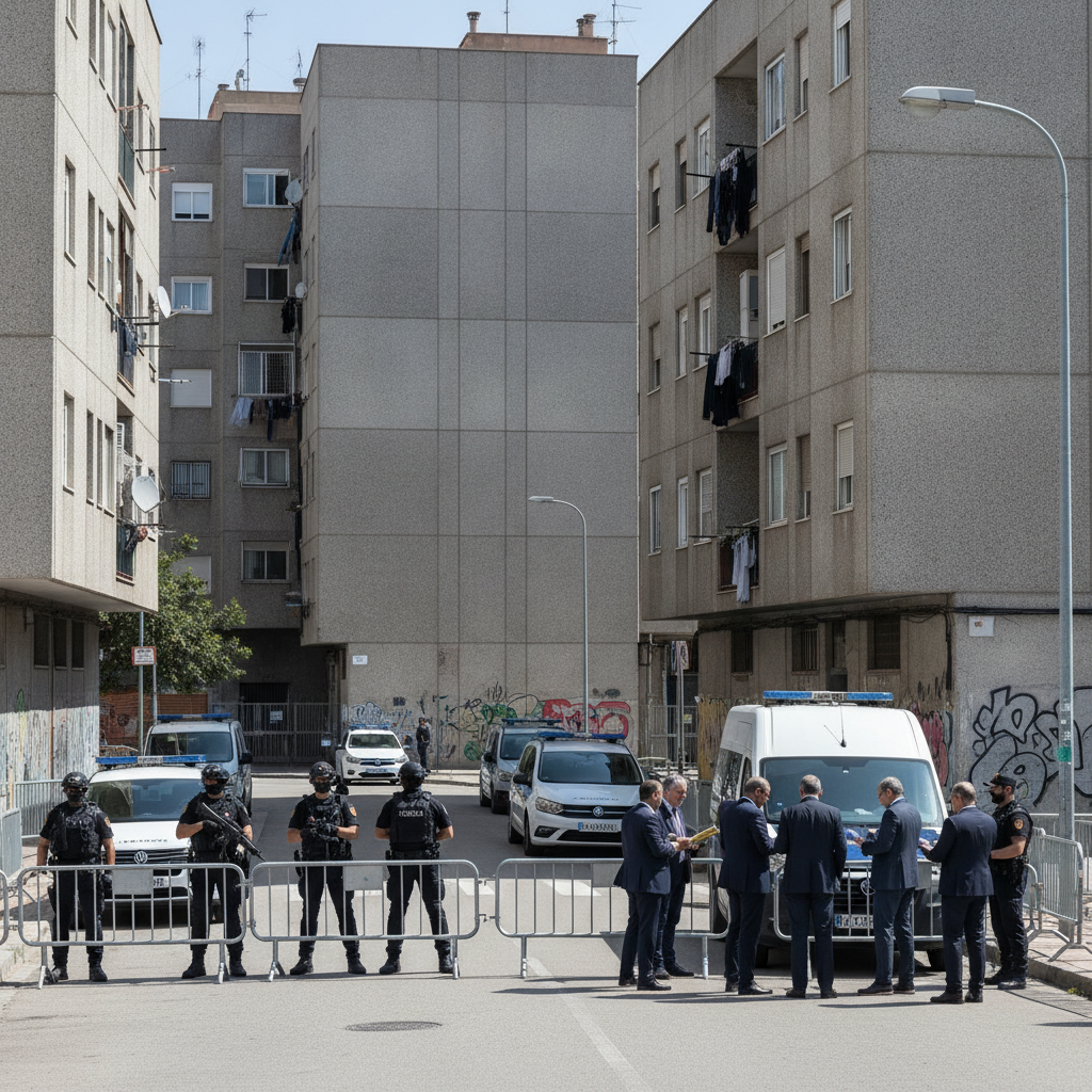 Comienzan los desalojos de 58 pisos ocupados en La Mina (Sant Adrià de Besòs)