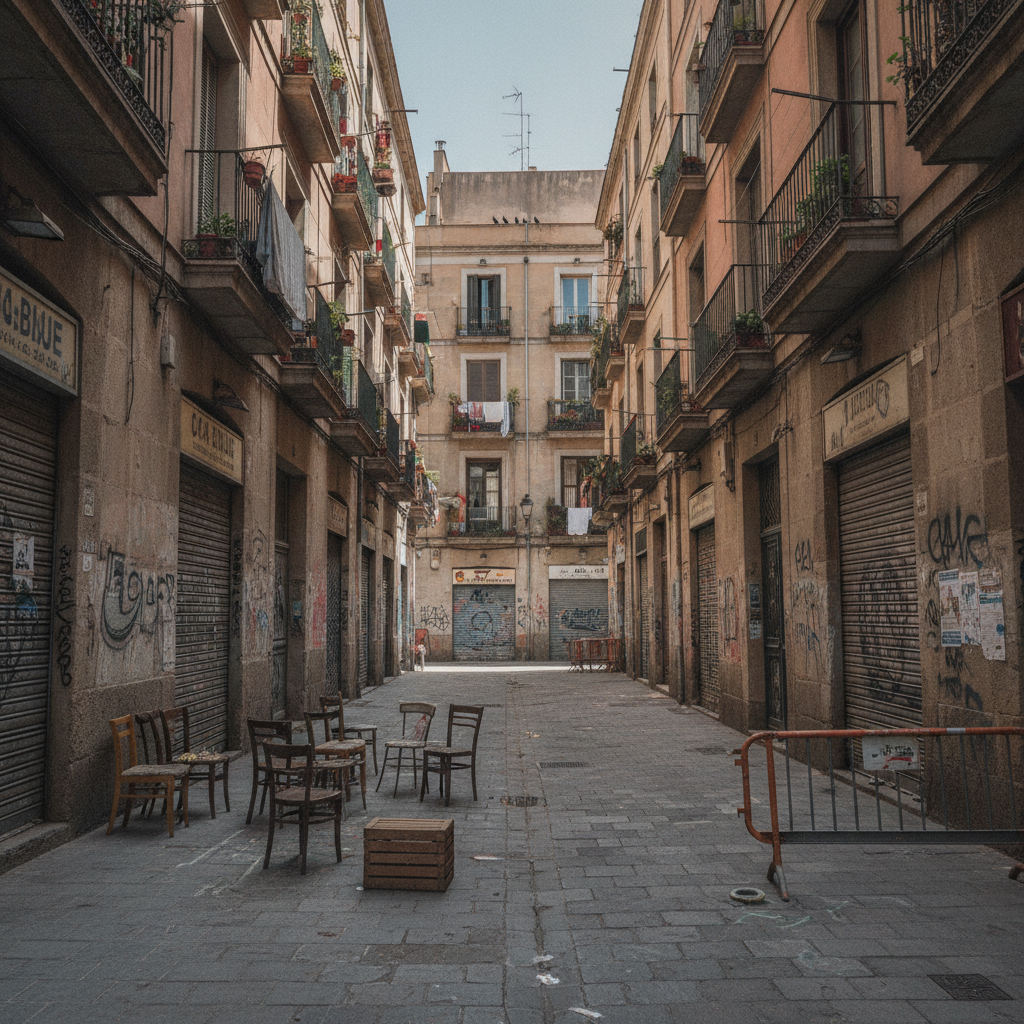 Alerta en El Raval: Batalla campal entre ciudadanos argelinos y pakistaníes genera tensión vecinal