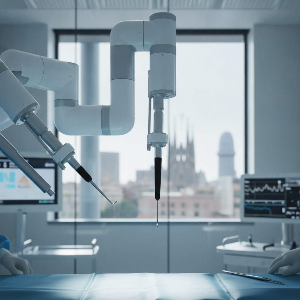 El Vall d'Hebron realitza la primera cirurgia pediàtrica europea amb un robot d'una sola incisió