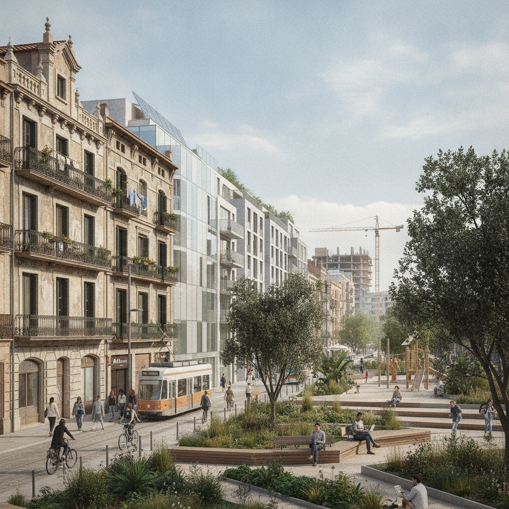 Barcelona adquireix dues finques a Vallcarca per a 35 habitatges de lloguer assequible