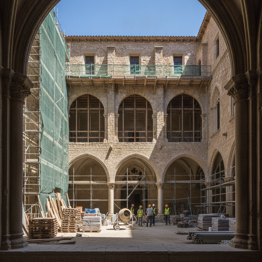 Barcelona inicia la reforma de l'antic Hospital de la Santa Creu al Raval