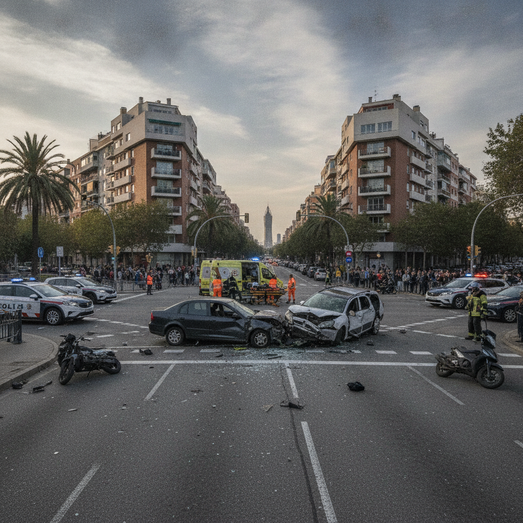 Doble final tràgic a Barcelona: Dos morts i un ferit en una fugida de la policia
