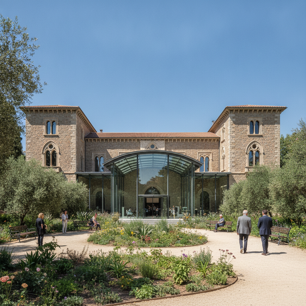 El Palau de Pedralbes se renueva con una nueva entrada y jardín de bienvenida