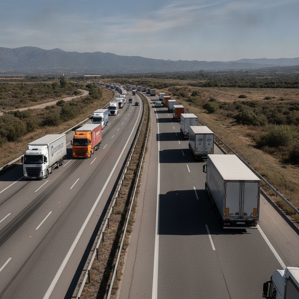 Catalunya estudiará prohibir adelantamientos de camiones en la AP-7 tras varios accidentes graves