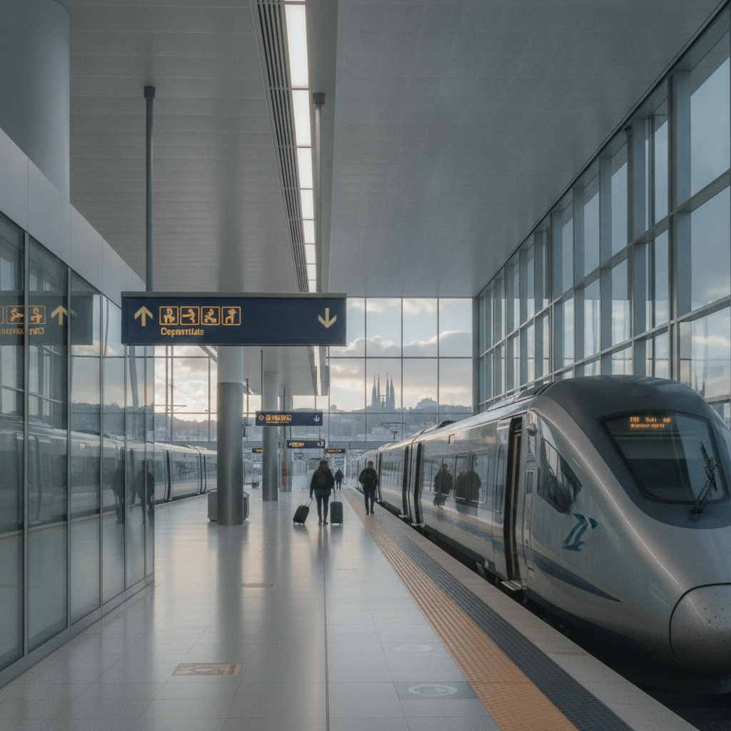 Transportes finaliza la nueva conexión ferroviaria entre El Prat y Rodalies