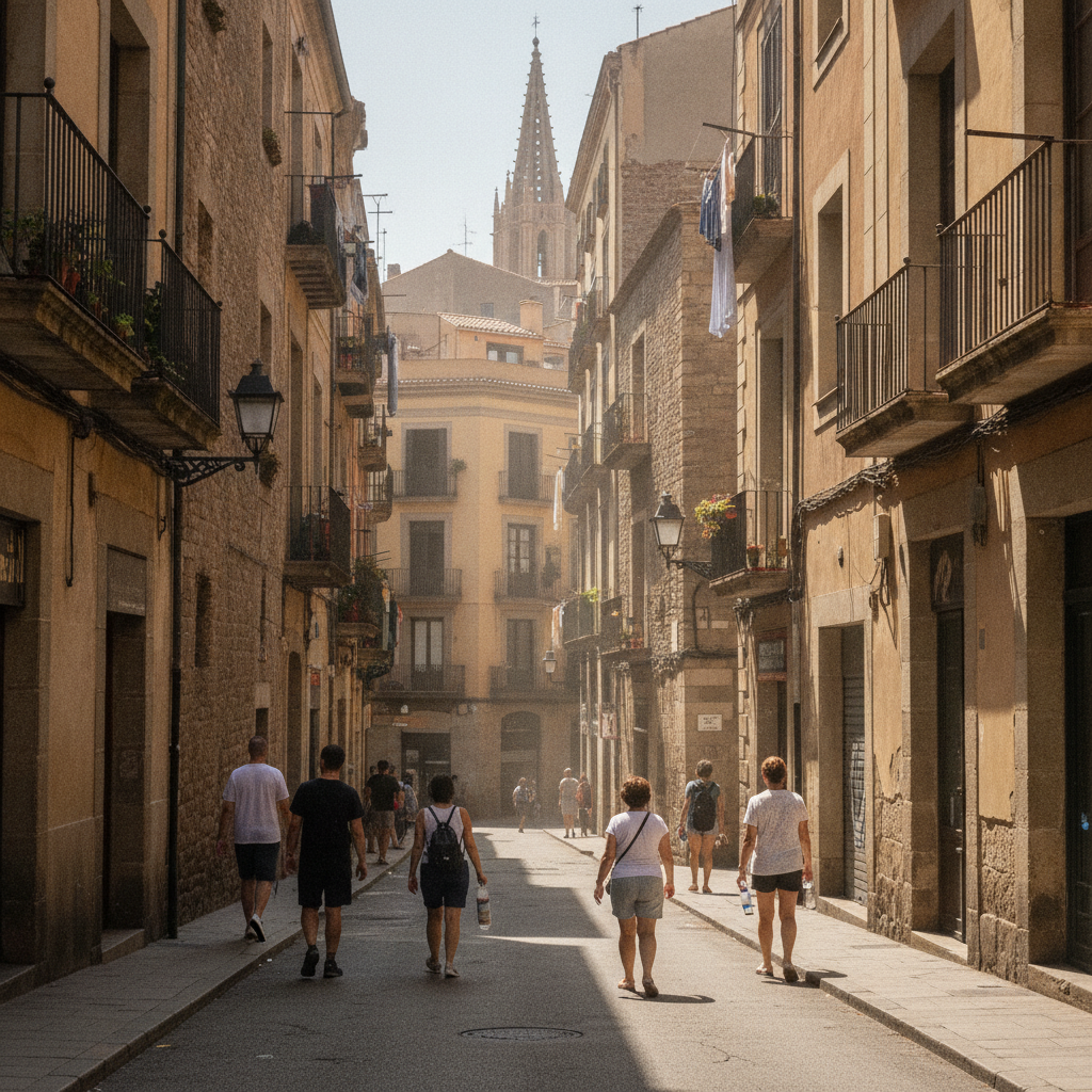 Casi 900.000 vecinos del área metropolitana de Barcelona viven en barrios de alto riesgo por calor extremo