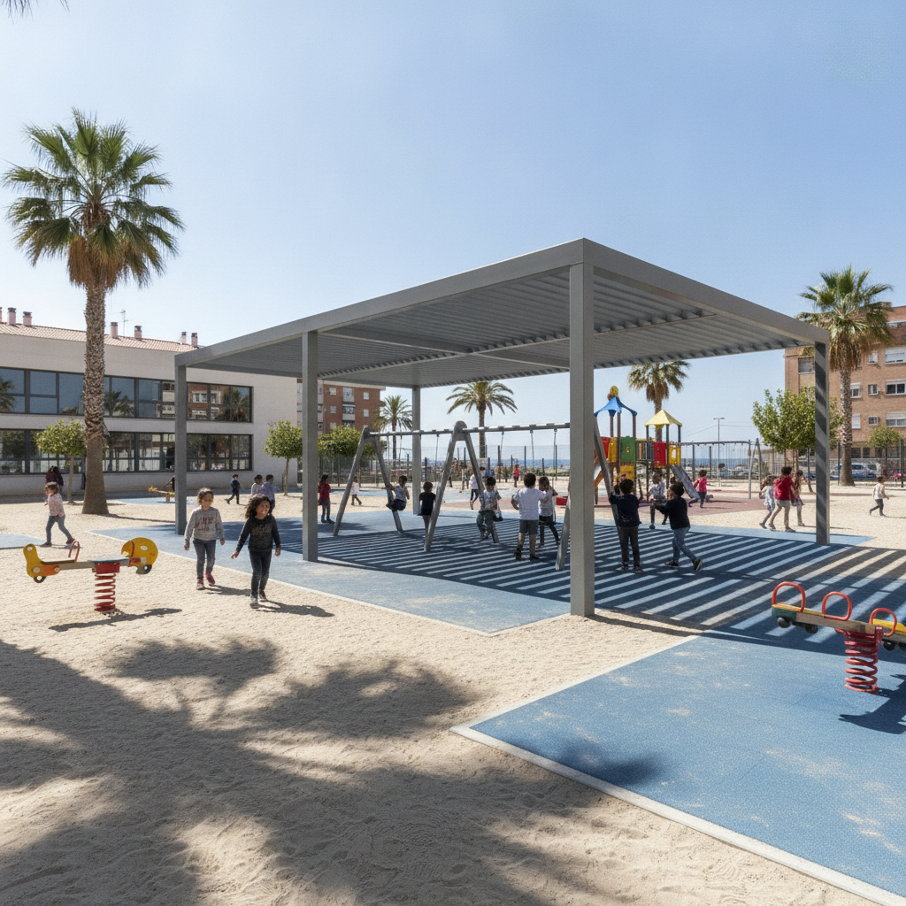 Badalona destina més de mig milió d'euros a climatitzar escoles i crear ombres