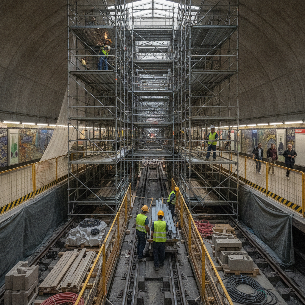 Tallen trams del metro de Barcelona per obres d'estiu: L1, L3 i L4 afectades