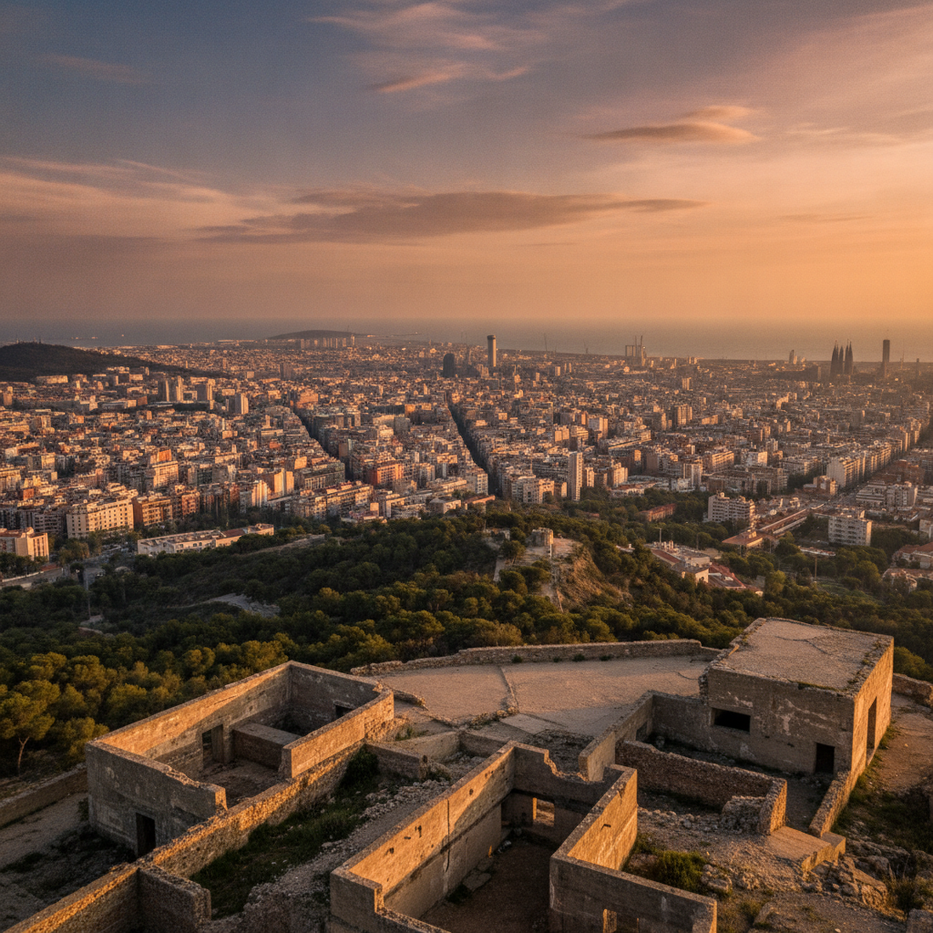 Barcelona reforça la seguretat al Turó de la Rovira amb càmeres i tancament dels Búnquers