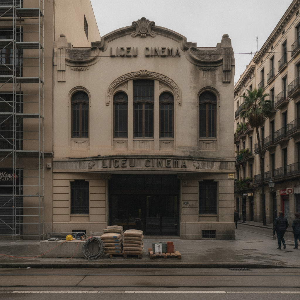L'antic Cinema Liceu de Sants es transforma en un supermercat Aldi