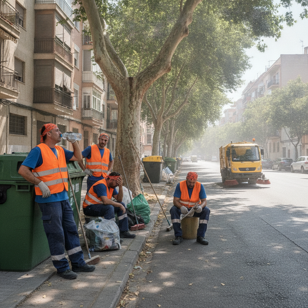 L'Hospitalet de Llobregat ajusta la neteja viària per l'onada de calor per protegir els treballadors