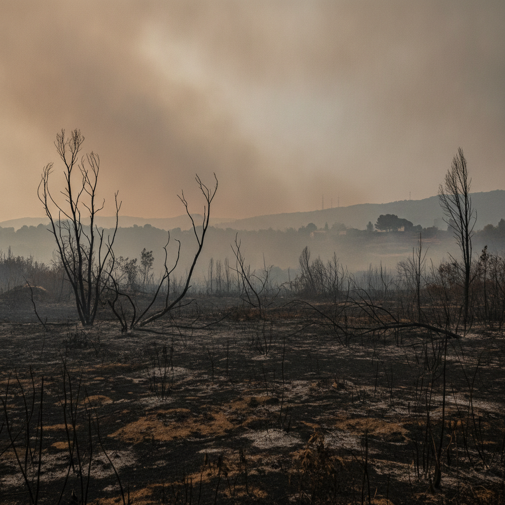 Confirmado: Petardos de niños, causa del incendio en Gavà que obligó a confinar a 6.000 personas