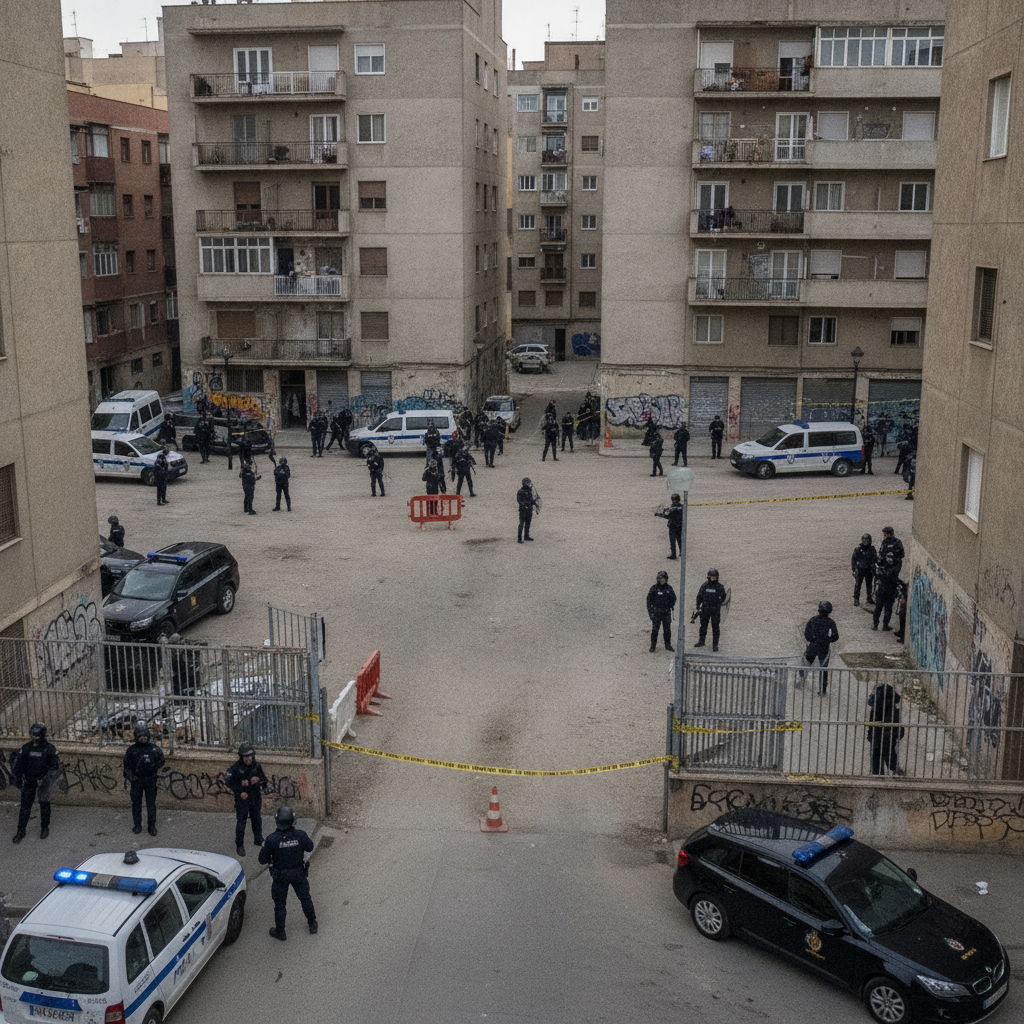 Tiroteig a La Mina: Tres detinguts i sis armes intervingudes en un operatiu policial
