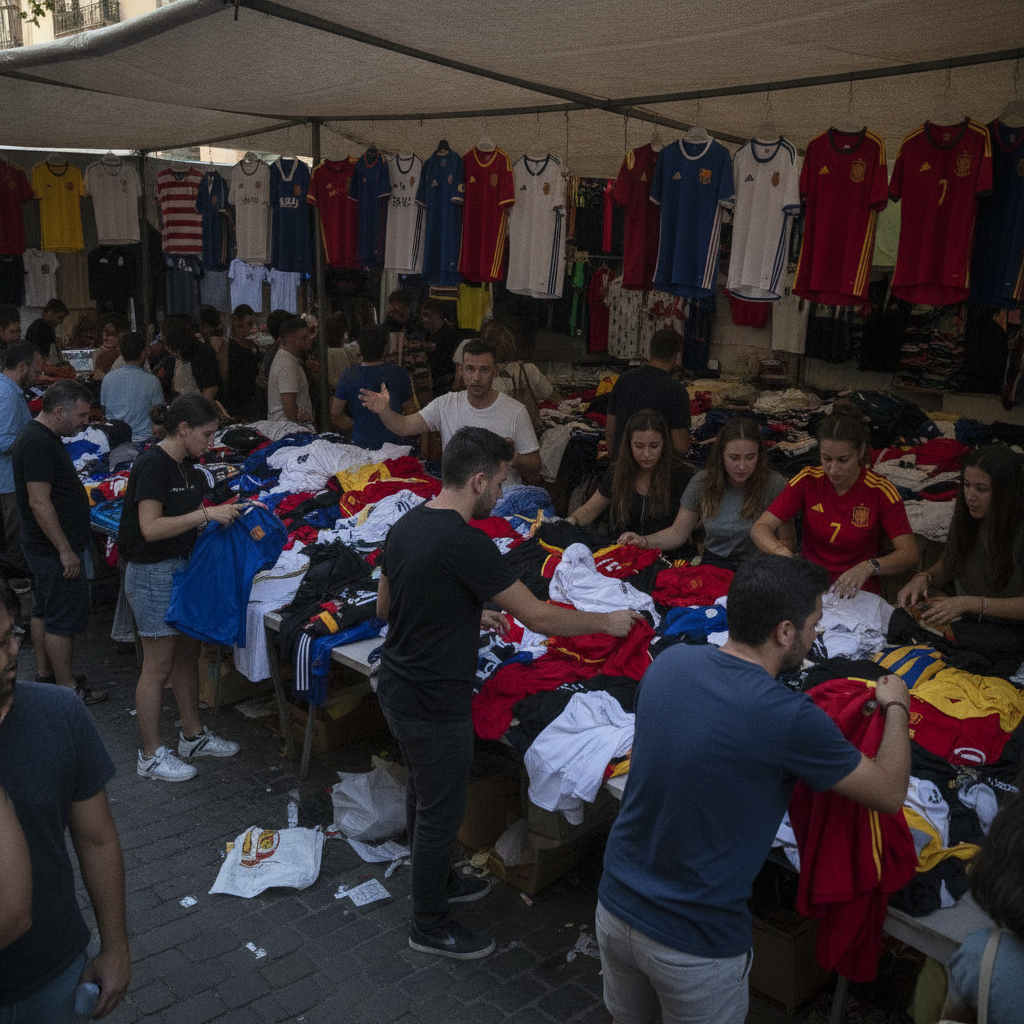 Barcelona es queda sense samarretes de 'la roja': "Impossible trobar res"
