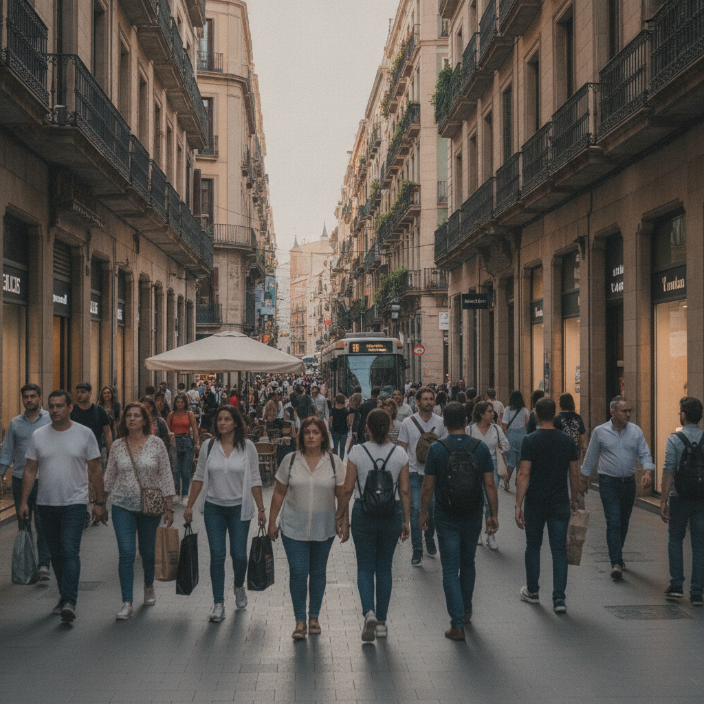 El alquiler de locales comerciales en Barcelona bate récords en 2025: 1.570 euros de media