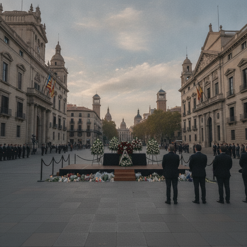 El homenaje a las víctimas del 17A se traslada a Plaça Sant Jaume por obras en La Rambla