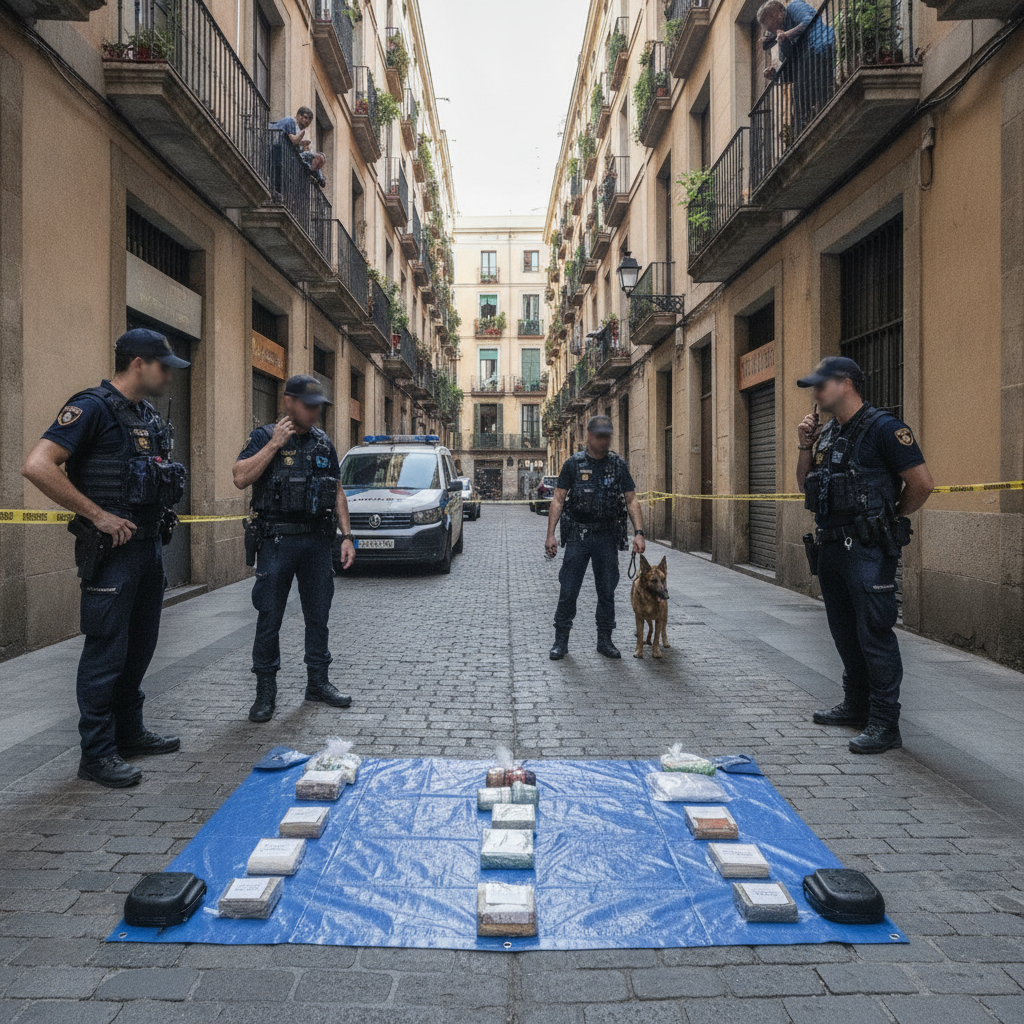 Detingudes 4 persones i intervingudes 7 armes de foc després d'un tiroteig a La Mina