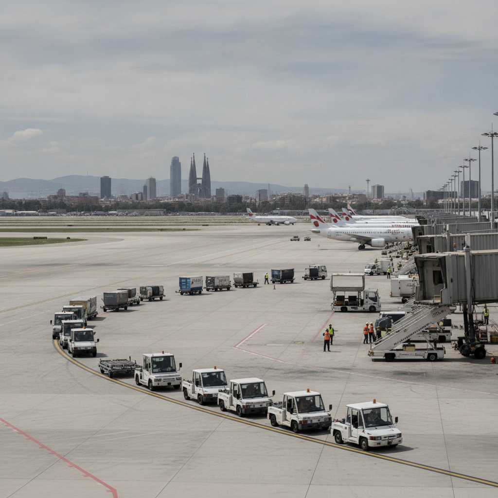 Vaga indefinida en el handling de l'Aeroport de Barcelona des del 4 d'agost
