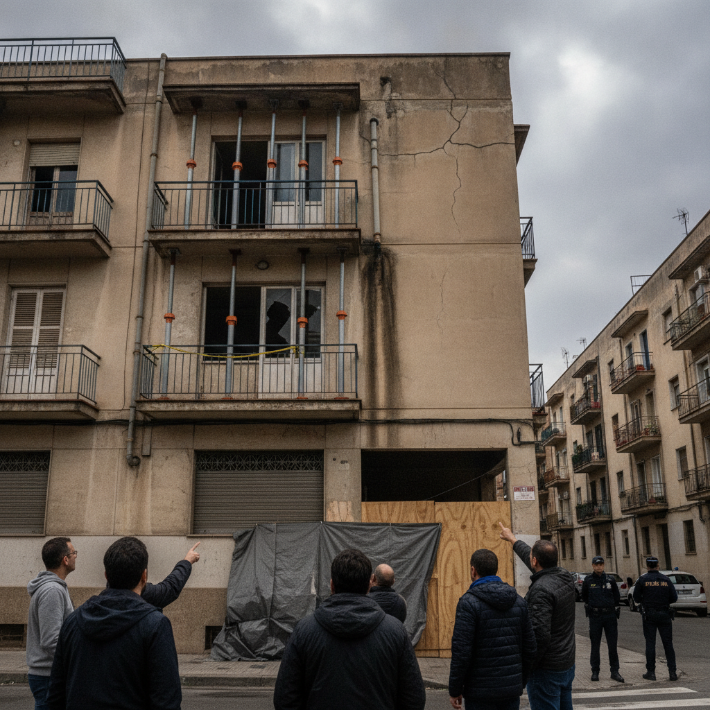 Tres desalojos en el Besòs por aluminosis reavivan el temor vecinal en Barcelona