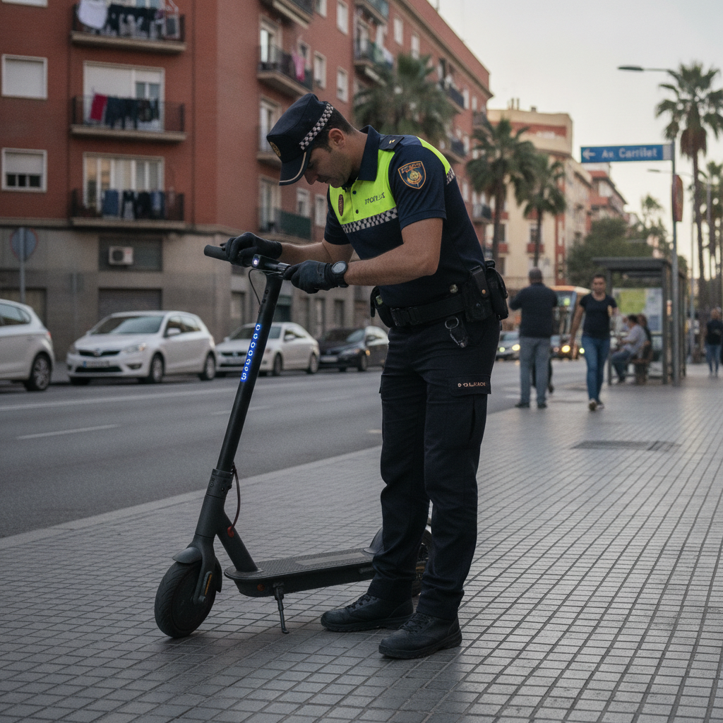 L'Hospitalet confisca gairebé 500 patinets elèctrics en set mesos per circular per voreres