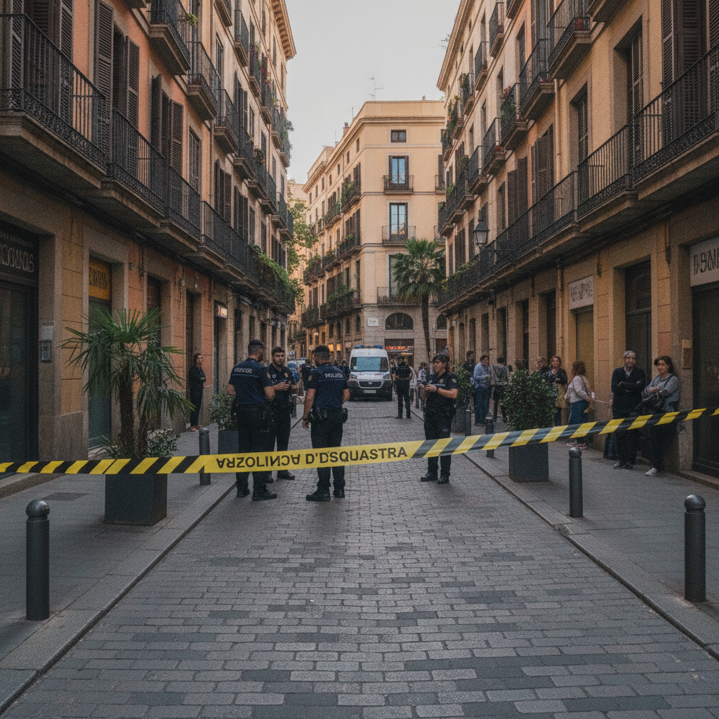 Detingut un home per la seva presumpta relació amb una mort violenta a Nou Barris, Barcelona
