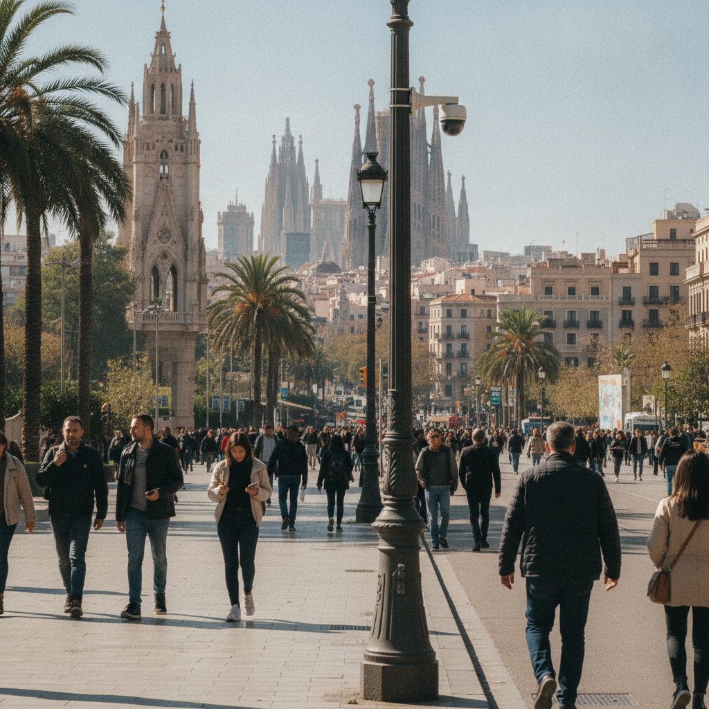 Barcelona reforça la seguretat amb 100 noves càmeres de videovigilància abans de final d'any