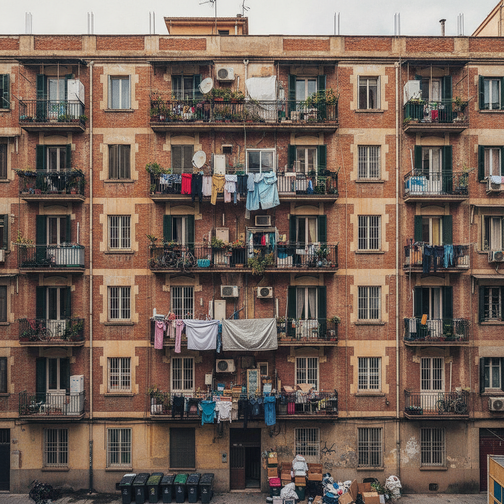 Pisos con más de diez empadronados se cronifican en Barcelona y L'Hospitalet: 2.328 y 667 casos