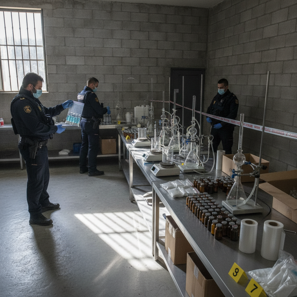 Desarticulada organización que fabricaba medicamentos veterinarios ilegales en Terrassa