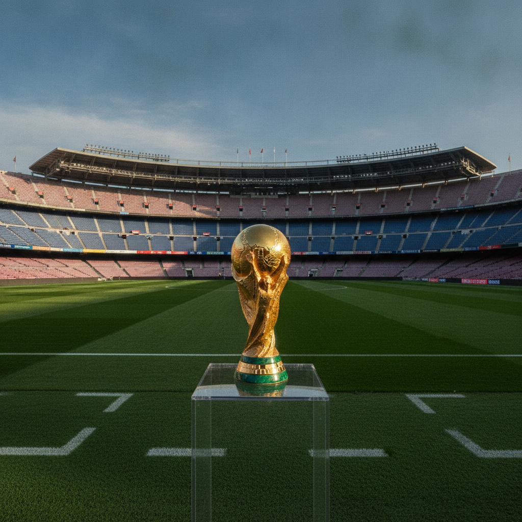 El trofeo de la Copa del Mundo llegará al Camp Nou el 27 de agosto