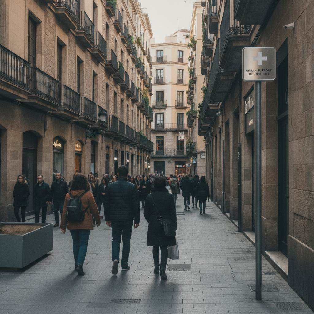 Barcelona crearà un mapa de 'punts calents' per prevenir el suïcidi a l'espai públic