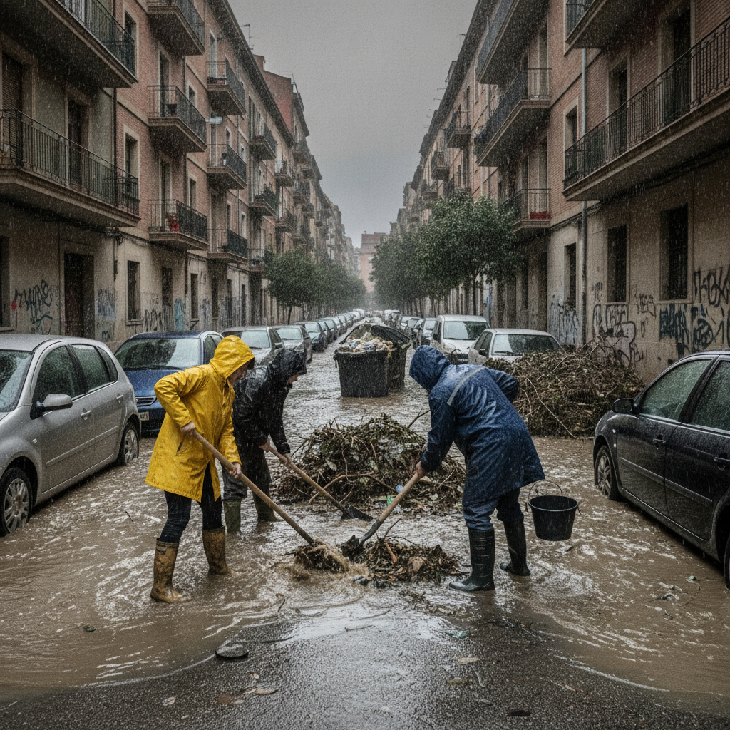Lluvias torrenciales azotan Barcelona y Tarragona: 22 rescates y daños en Torre Baró