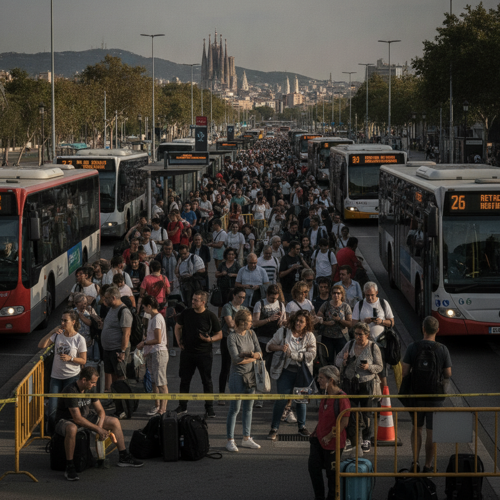 La aturada de Rodalies desborda els autobusos del Vallès i el Maresme: "La situació és un desastre"