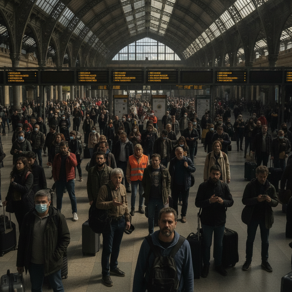 Rodalies es reprèn després de la plantada de maquinistes per motius de seguretat