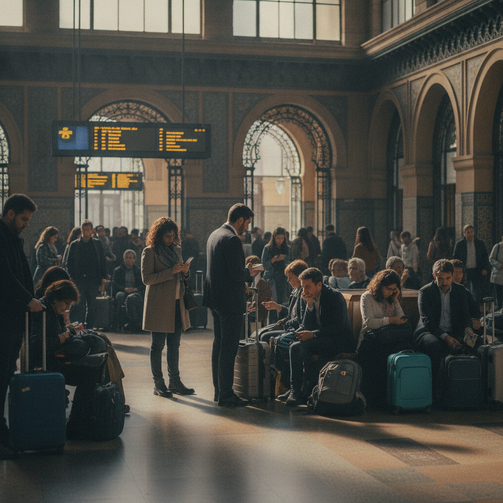 Retrasos en la alta velocidad Barcelona-Madrid por incendio de un tren