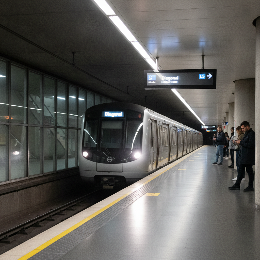 Refuerzo en L1 y L5 del Metro de Barcelona: Más trenes para reducir esperas