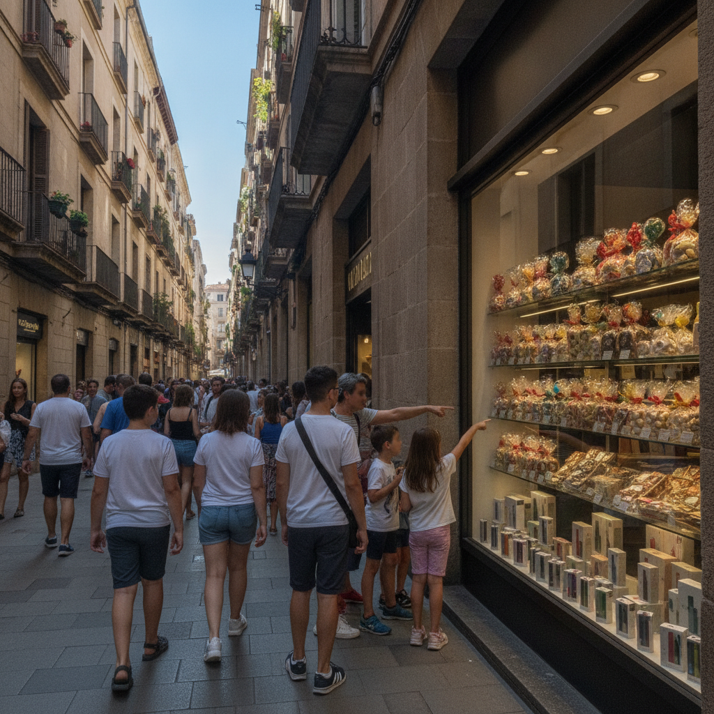 Alerta en Barcelona por el consumo de golosinas y vapeadores con THC entre turistas